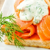 Salmon with dill