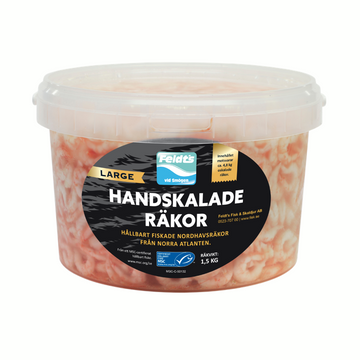 Large hand-peeled shrimp
